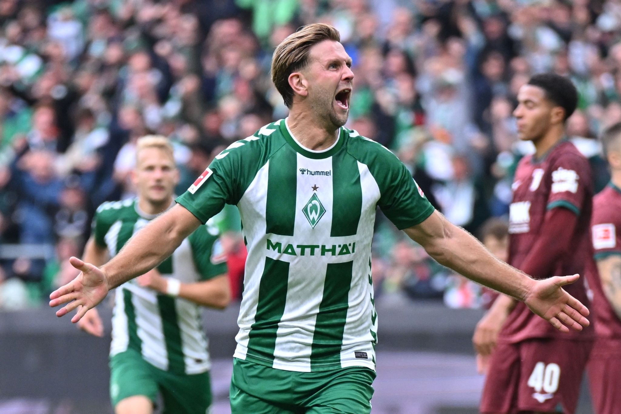 Niclas Füllkrug verzückt seit seiner Rückkehr die Werder-Fans. (Archivbild)