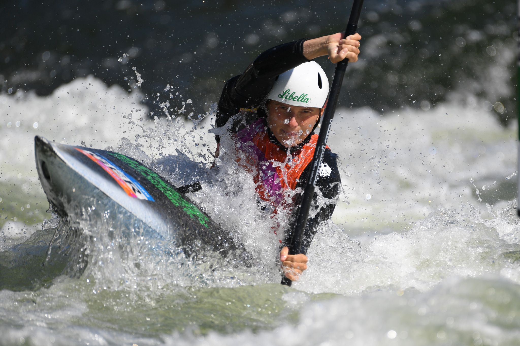 Emily Apel holte bei der Kanuslalom-EM Bronze im Kajak. (Archivbild)